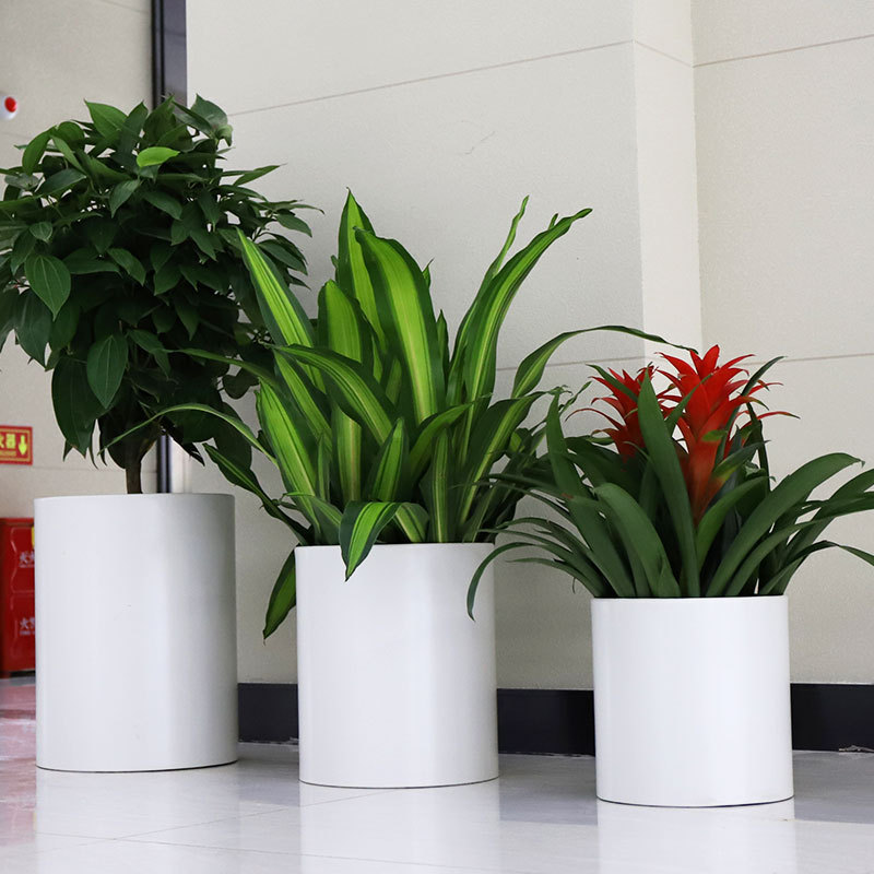 Stainless Steel Modern Outdoor Pots Planters