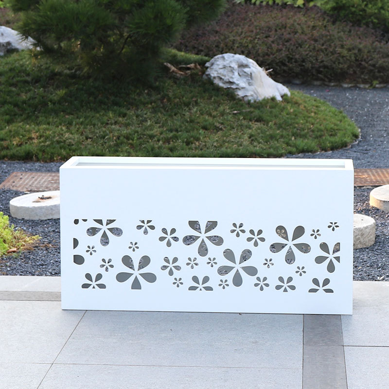 Hollow Carved Flower Stand Planter Box