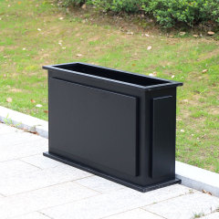 Concave Convex Design Aluminum Planter