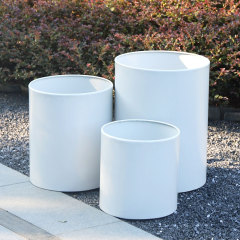 Stainless Steel Modern Outdoor Pots Planters