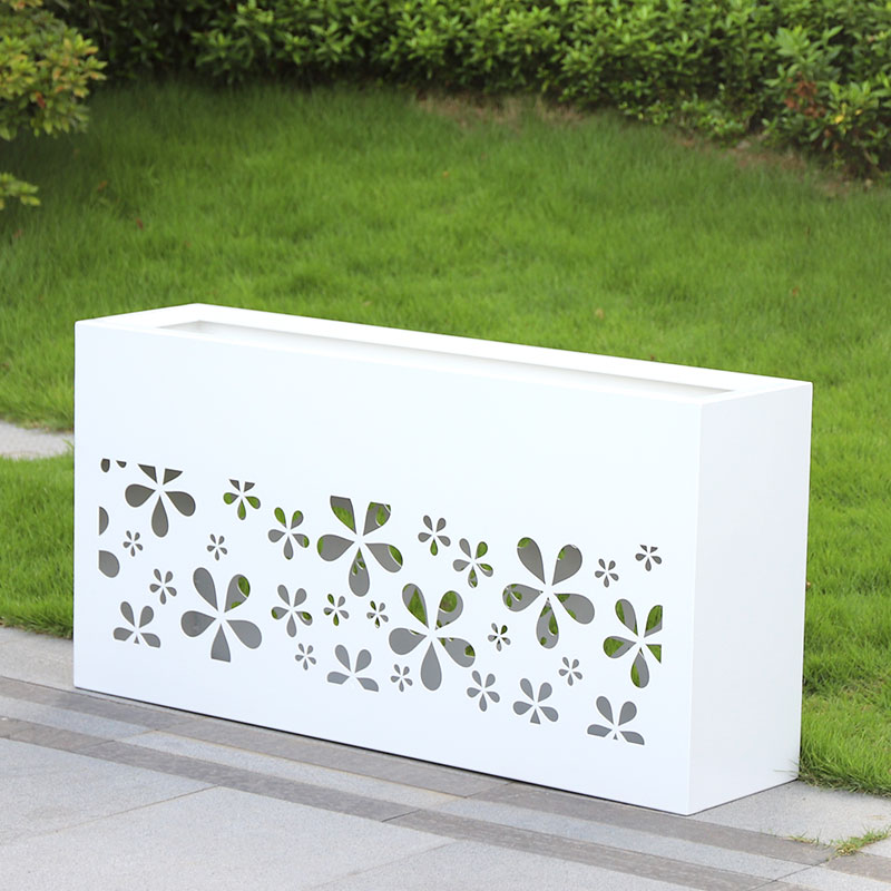 Hollow Carved Flower Stand Planter Box