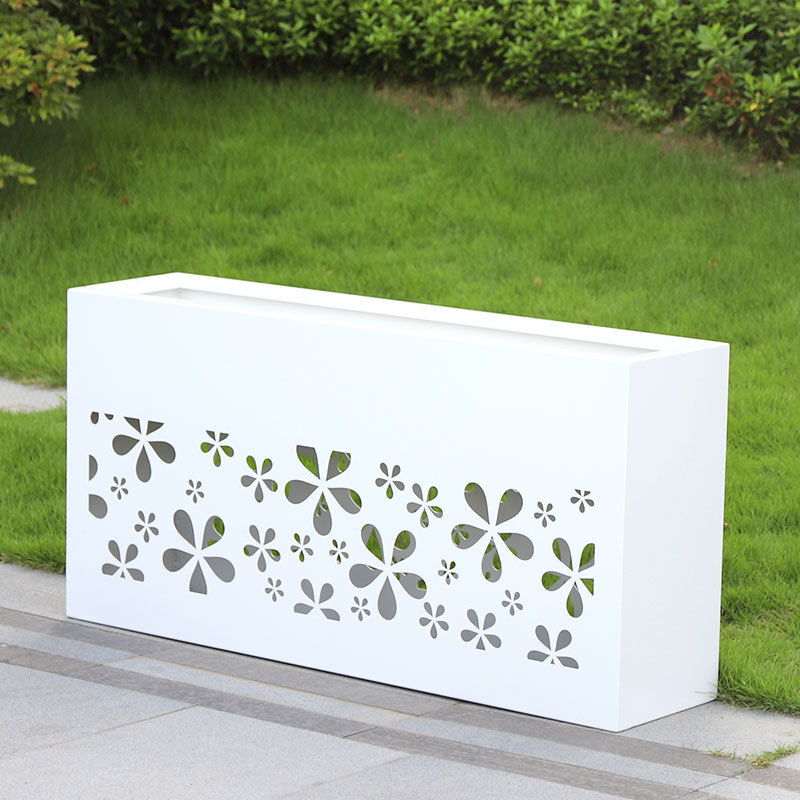 Hollow Carved Flower Stand Planter Box