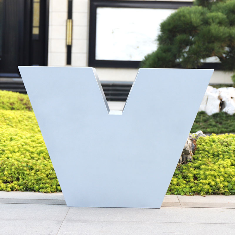 V shaped Flower Planter Pots for Square