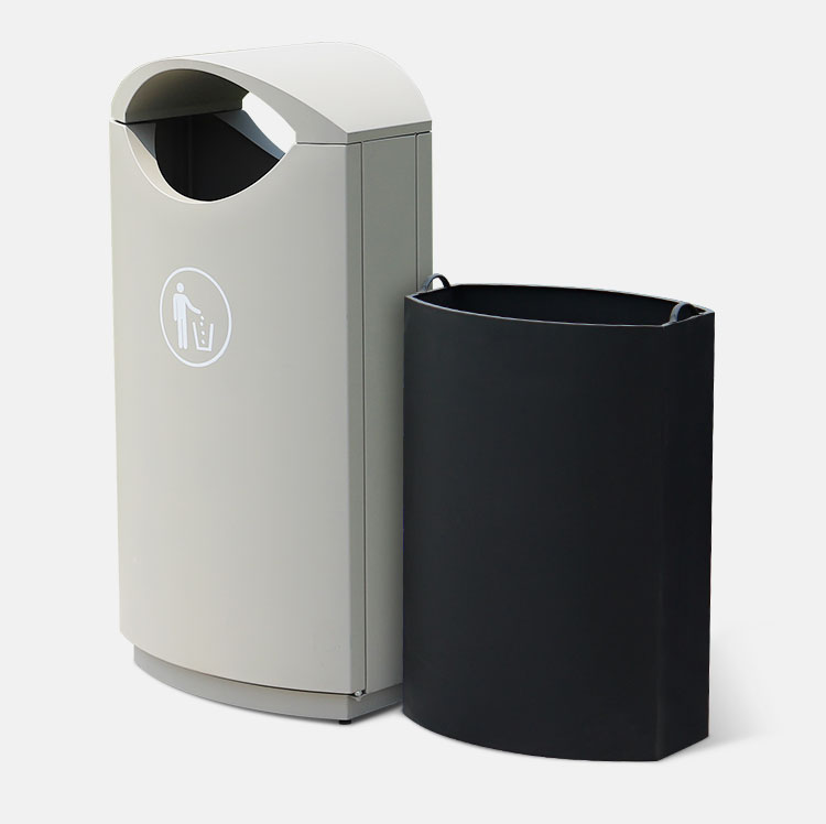 Street Metal Recycling Garbage Bin