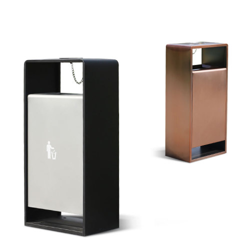 Commercial Metal Waste Bin