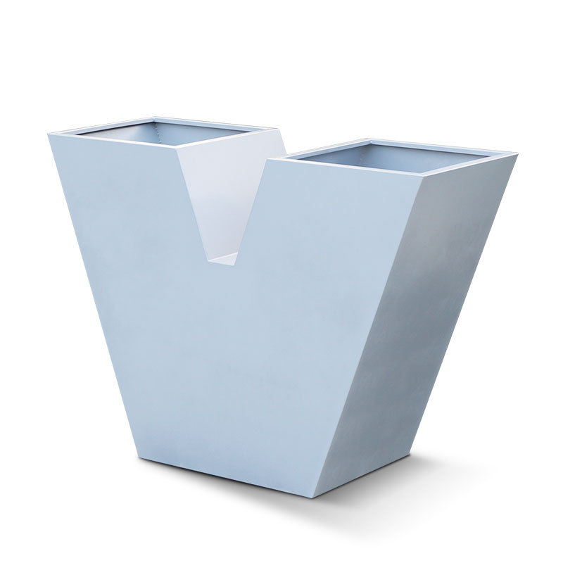 V shaped Flower Planter Pots for Square
