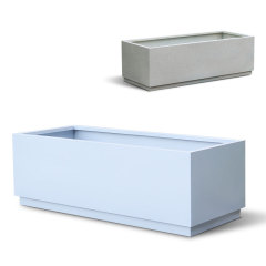 Outdoor Large Square Metal Planter Box