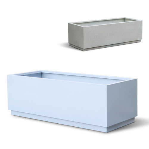 Outdoor Large Square Metal Planter Box