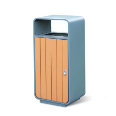 Commercial Plastic Wood Waste Bin