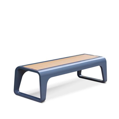 Outdoor Bench Metal Park Bench Recycled Wooden Garden Benches Outdoor Furniture for Patio