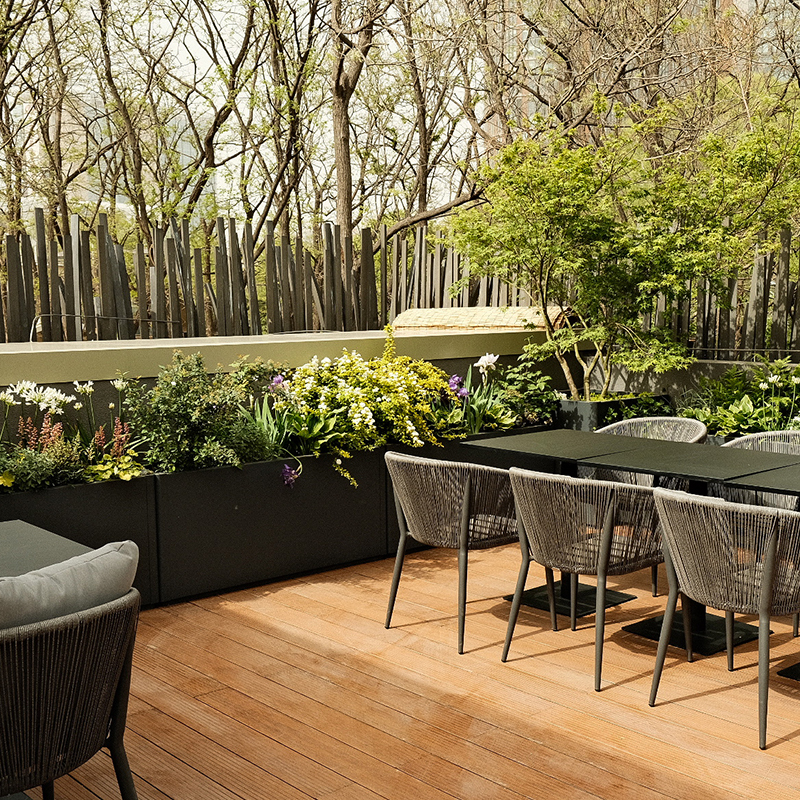 Simple Rectangle Matal Planter Box