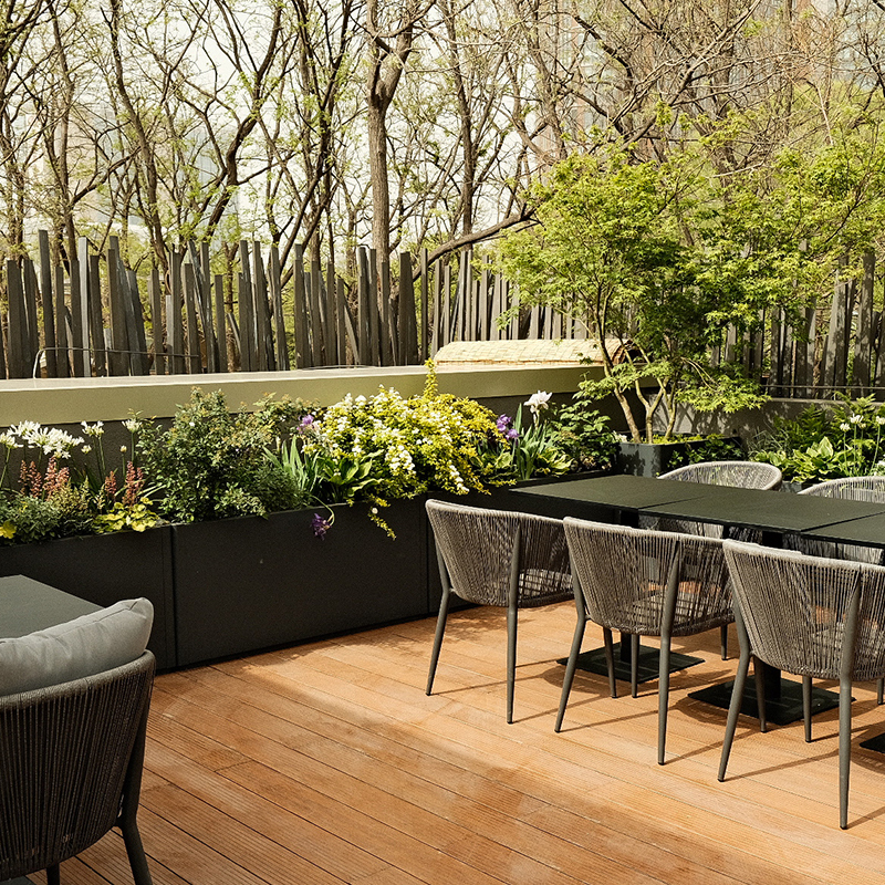 Simple Rectangle Matal Planter Box
