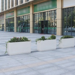 Simple Rectangle Matal Planter Box