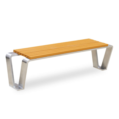 PS Plastic Wood Patio Bench Seating