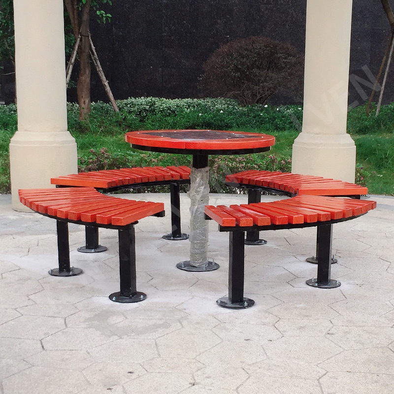 Outdoor Picnic Table Park Seating Garden Table and Bench Set