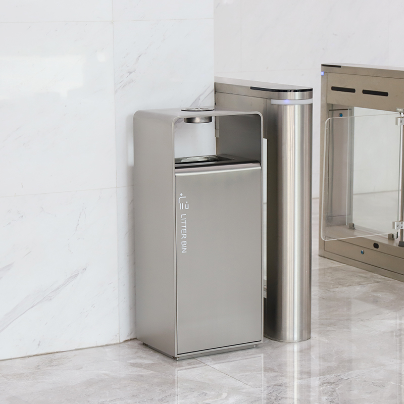 Outdoor Street Stainless Steel Trash Bin