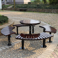 Outdoor Picnic Table Park Seating Garden Table and Bench Set