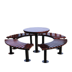 Outdoor Picnic Table Park Seating Garden Table and Bench Set