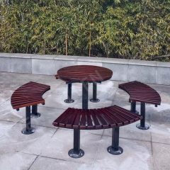Outdoor Picnic Table Park Seating Garden Table and Bench Set