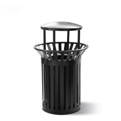 Outdoor Flower Basket Design Trash Cans