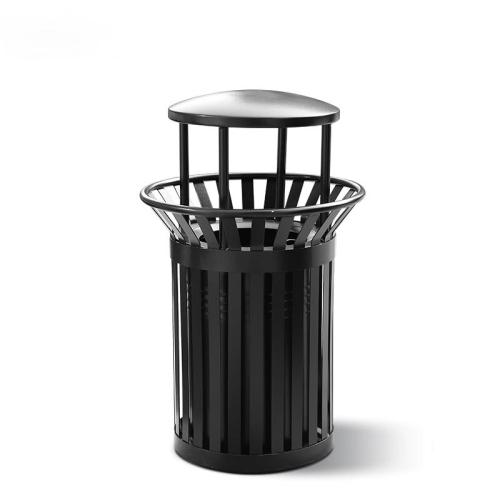 Outdoor Flower Basket Design Trash Cans
