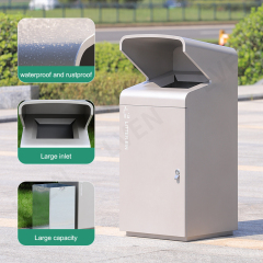 Big Capacity Metal Trash Can