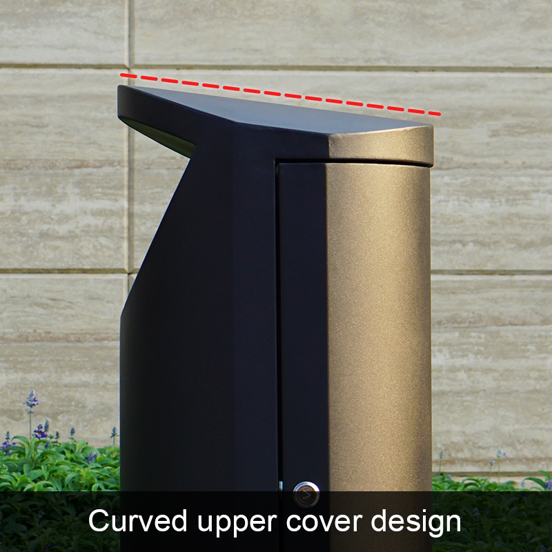 Stainless Steel Trash Bin For Outdoor Use