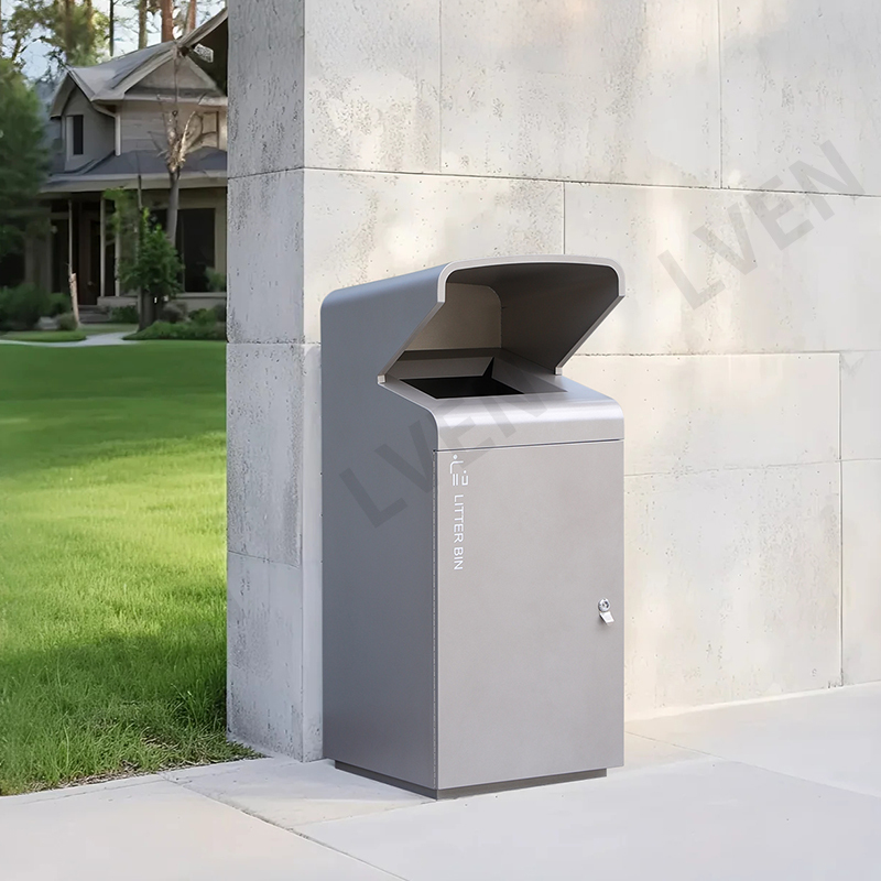 Big Capacity Metal Trash Can