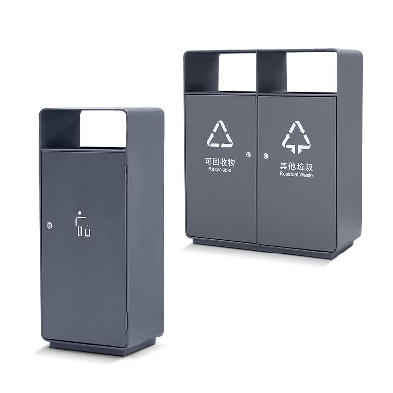 Metal Commercial Trash Cans