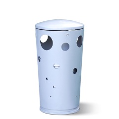 Street Metal Round Garbage Bin