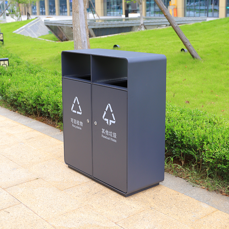 Metal Commercial Trash Cans