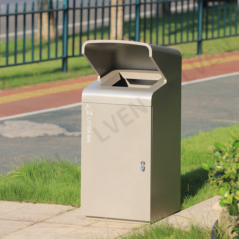 Big Capacity Metal Trash Can
