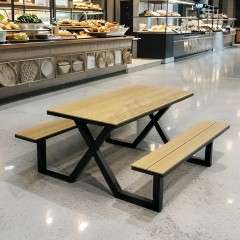 Commercial Outdoor Table Set - Durable and Low-Maintenance