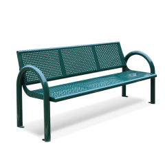 Outdoor Benches Public Seating Steel Leisure Chair for Park Street Sports Venues