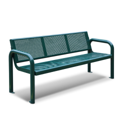 Tennis Court Outdoor and Indoor Use Public Seating Bench Chair With Comfortable Armrest and Backrest