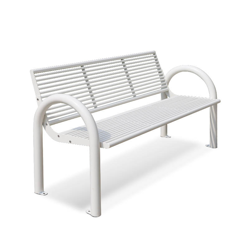 Metal Seating Patio Bench Chair For Outdoor Park Street Garden Use