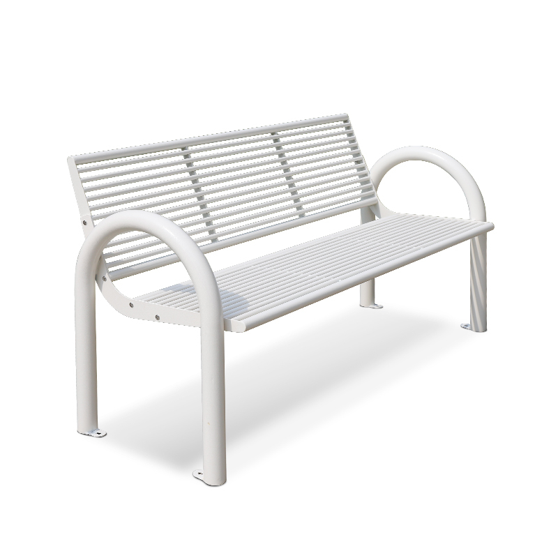 Metal Seating Patio Bench Chair For Outdoor Park Street Garden Use