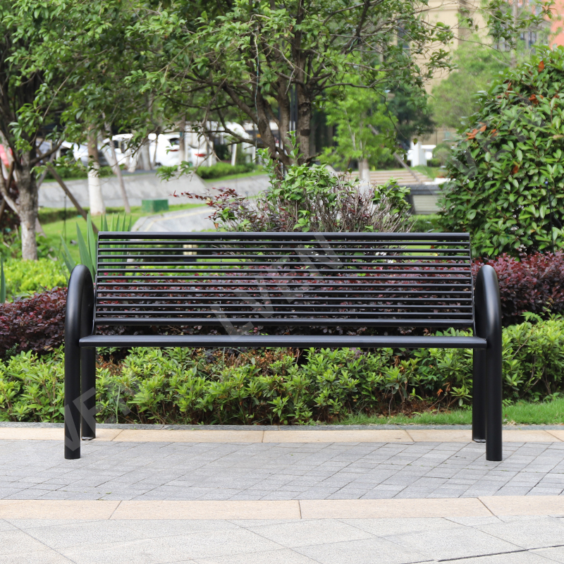 Metal Seating Patio Bench Chair For Outdoor Park Street Garden Use