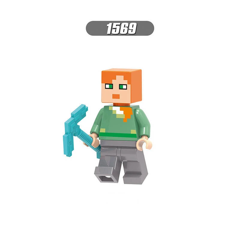 X0295 Mini World Minecraft Minifigures Brickset Building Blocks