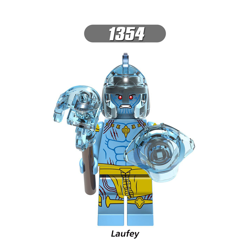X0269 Super Heroes Marvel Movies Avengers Building Blocks Odin Laufey Thor Loki Frigga Action Mini Figures Assemble Bricks Educational Toys Birthday DIY Gift for Children