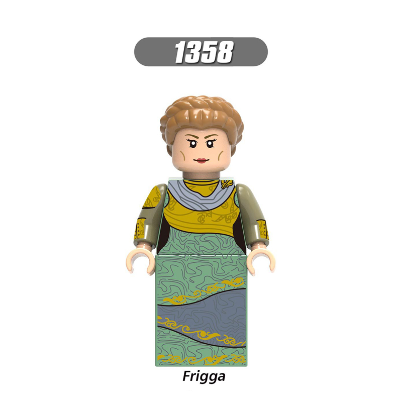 X0269 Super Heroes Marvel Movies Avengers Building Blocks Odin Laufey Thor Loki Frigga Action Mini Figures Assemble Bricks Educational Toys Birthday DIY Gift for Children