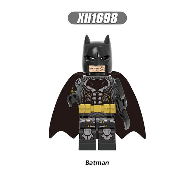 X0312 Super Heroes Marvel Justice League Minifigures Building Blocks Superman Wonder Woman Batman Aquaman Mera The Flash Cyborg Action Figures Mini Assemble Bricks Educational Toys for Children