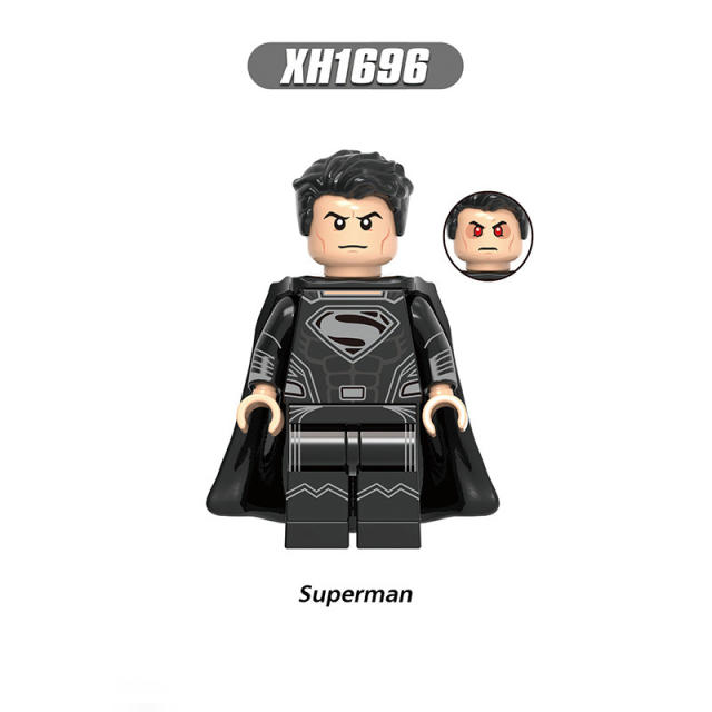 X0312 Super Heroes Marvel Justice League Minifigures Building Blocks Superman Wonder Woman Batman Aquaman Mera The Flash Cyborg Action Figures Mini Assemble Bricks Educational Toys for Children