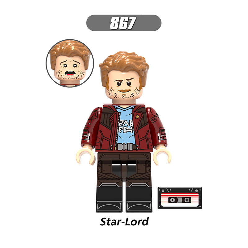 X0192 Super Heroes Marvel Avengers Minifigures Building Blocks Winter Soldier Thor Scarlet Witch Bruce Banner Nebula Star Lord Ant Man Hawkeye Action Mini Figures Assemble Bricks Educational Toys for Children
