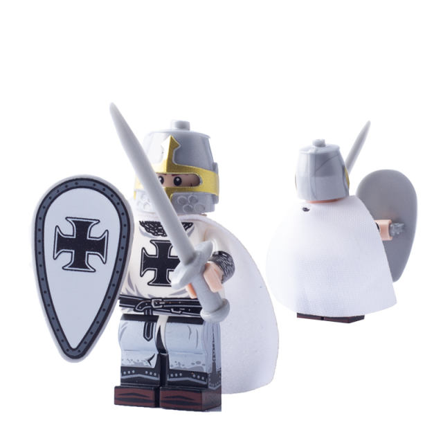 X0316 Medieval Military Soldiers Wars Minifigures Building Blocks  Spartan Warrior Roman Centurion Hero of Sparta Teutonic Knights Knights Hospitaller Knights of The Holy Sepulchre Knights Templar Action Mini Figures Weapon Helmet Shield Bricks Toys kids