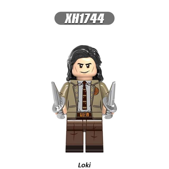 X0318 Super Heroes  Avengers Minifigures Building Blocks Marvel Loki Sylvie Action Mini Figures DIY MOC  Assemble Bricks Toys Birthday Gift for Children Boys