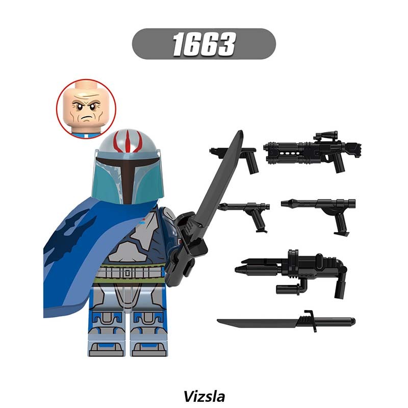 X0307 Star Wars Minifigures Building Blocks Incinerator Imperial Stormtrooper Battle Damaged Stormtrooper Sabine Wren Clone Force 99 Wrecker Force 99 Hunter 99 Crosshair Vizsla Movies Action Mini Figures Assemble Bricks Educational Toys Gift for Children
