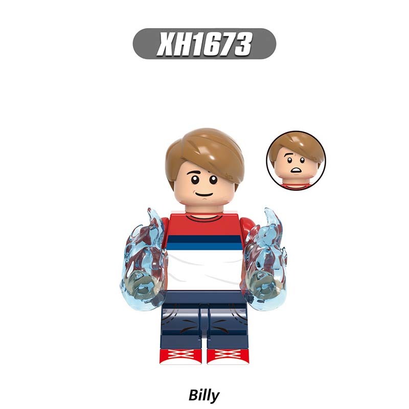 X0309 The Avengers Super Heroes Marvel Minifigures Building Blocks Witch Billy Agatha Monica Tommy Vision Wanda Mephisto Action Mini Figures Assemble MOC DIY Bricks Educational Toys Gift for Children Boys Kids