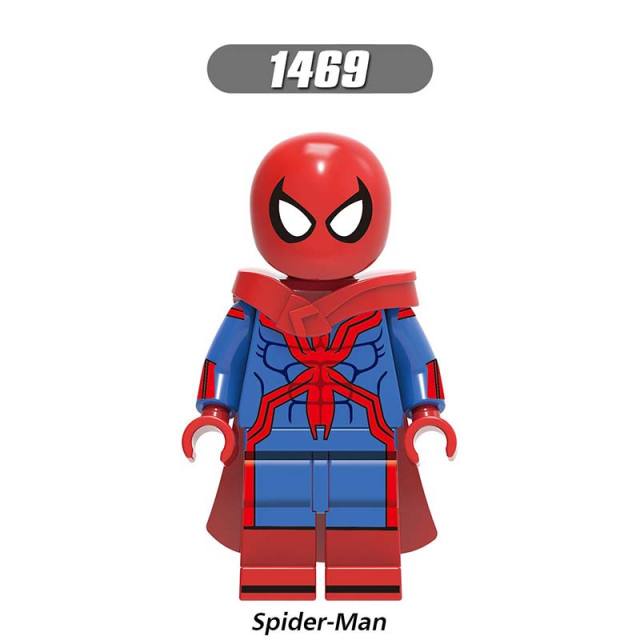 X0282 The Avengers Super Heroes Marvel Minifigures Building Blocks Peter Parker Silk Custom Spider-Man Spiderman Series Knull Movies Action Mini Figures Assemble MOC DIY Bricks Educational Toys Gift for Children Boys Kids