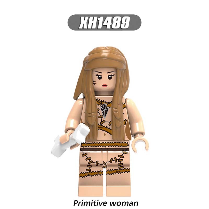X0285 Medieval Military League of Legends Games Fighter Minifigure Building Blocks Cannibal Mechanical Mechanic Primitive Woman Four Arm Stone Magic Warcraft Region Roar Sarah Louise Kerrigan Red Snake Evil Dwarf Action Mini Figures Assemble Bricks Toys
